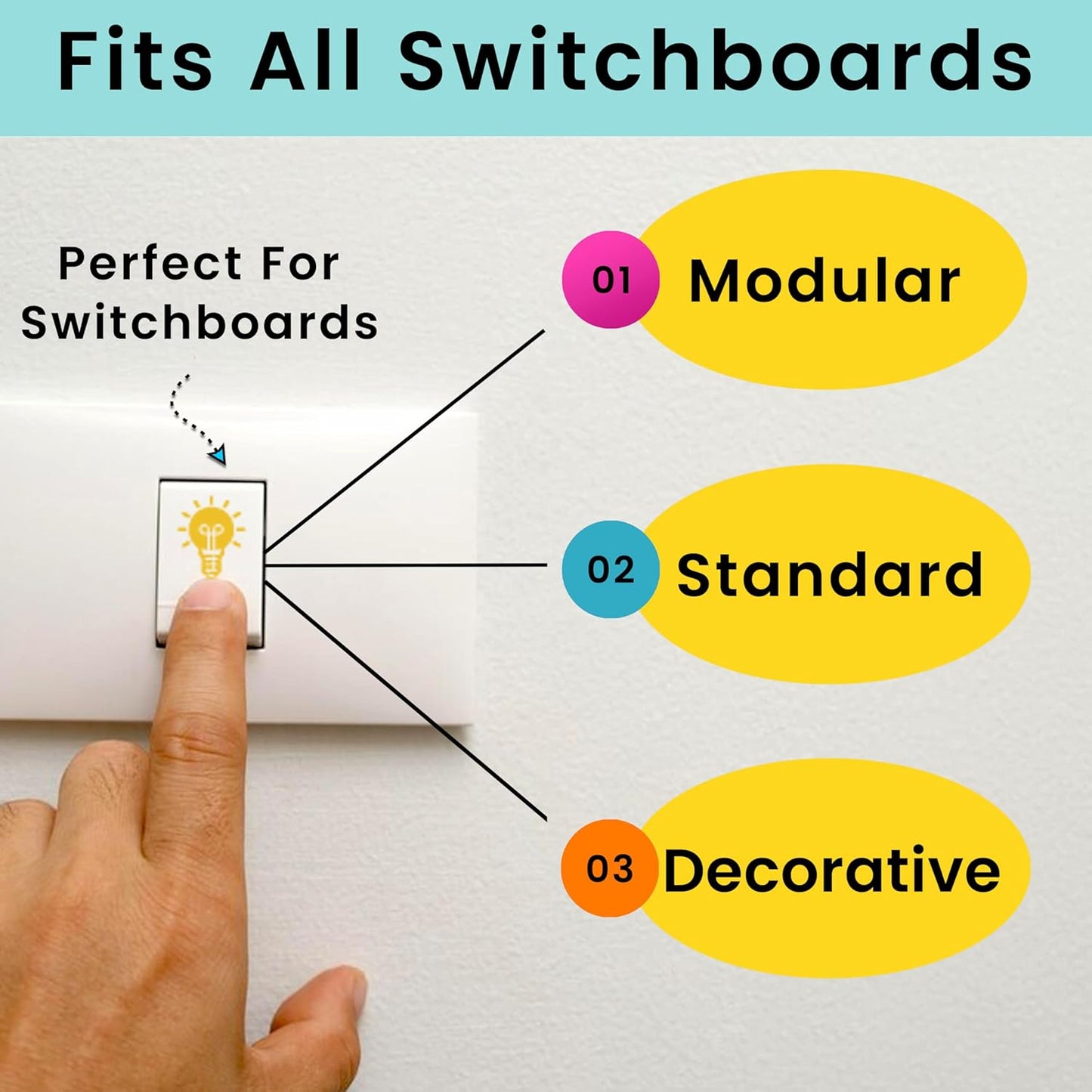 LuxLabel™ – Gold Switch Stickers