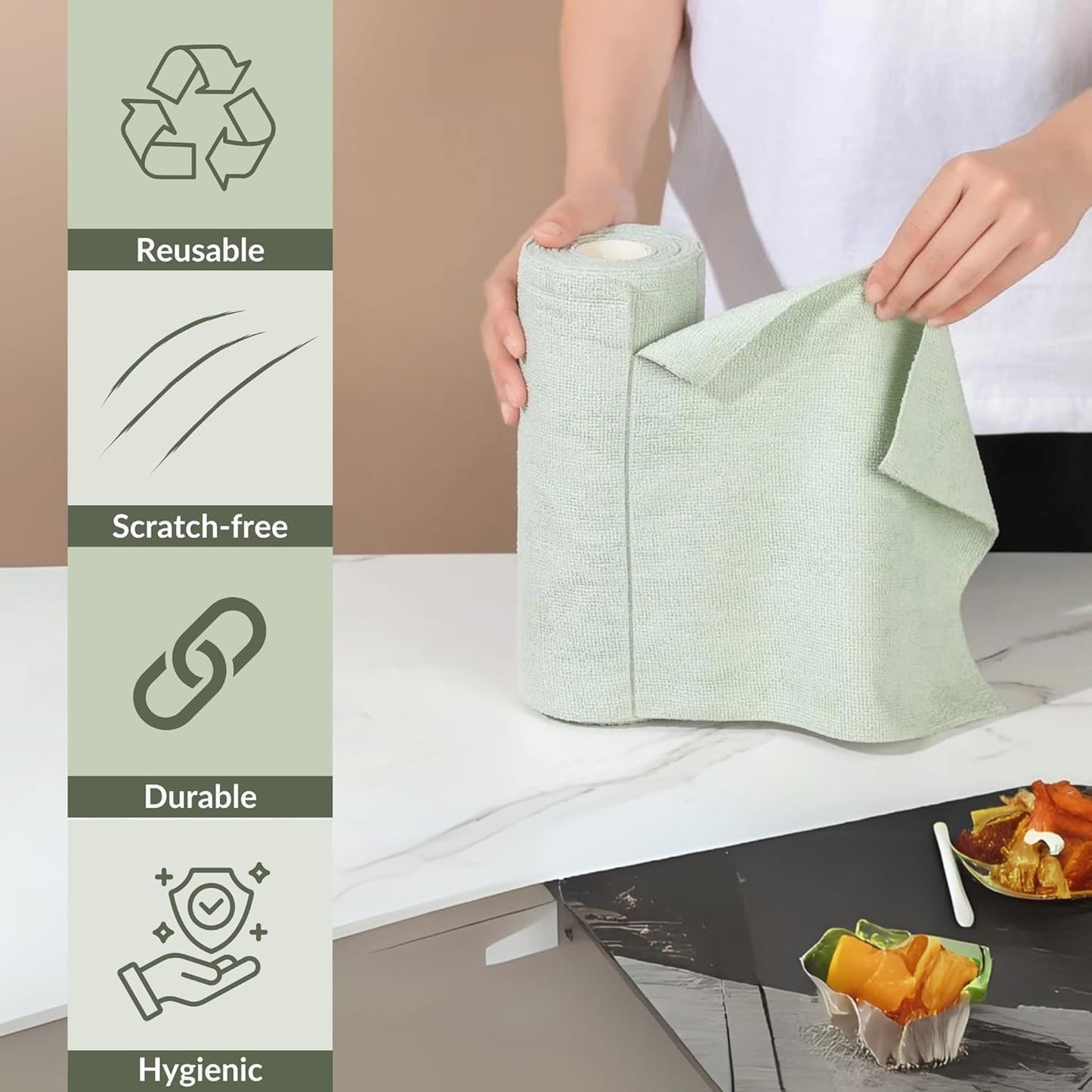 Microfiber Cleaning Cloth (20 Sheets)