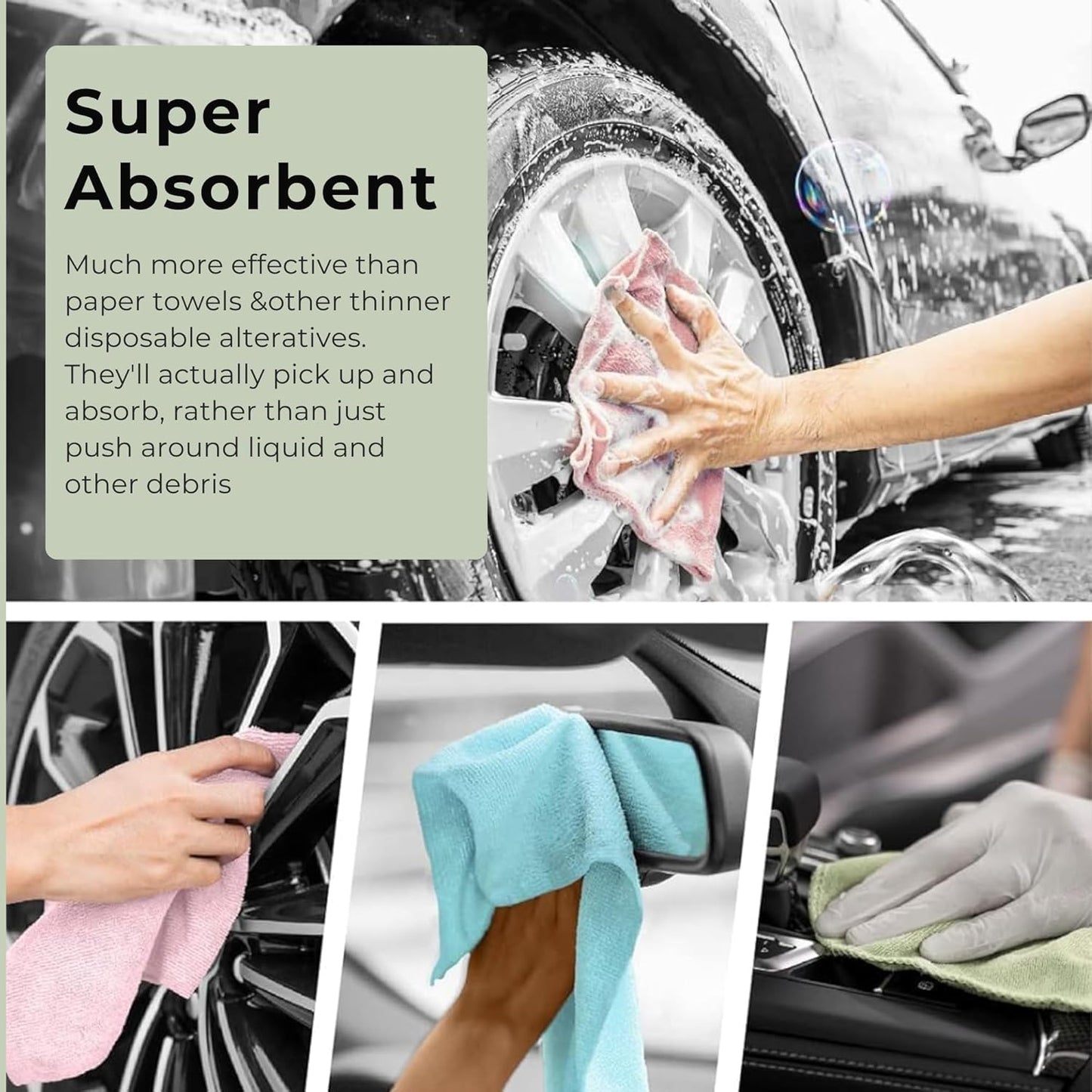 Microfiber Cleaning Cloth (20 Sheets)