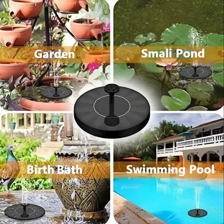 BirdCare™ Solar-Powered Fountain Kit