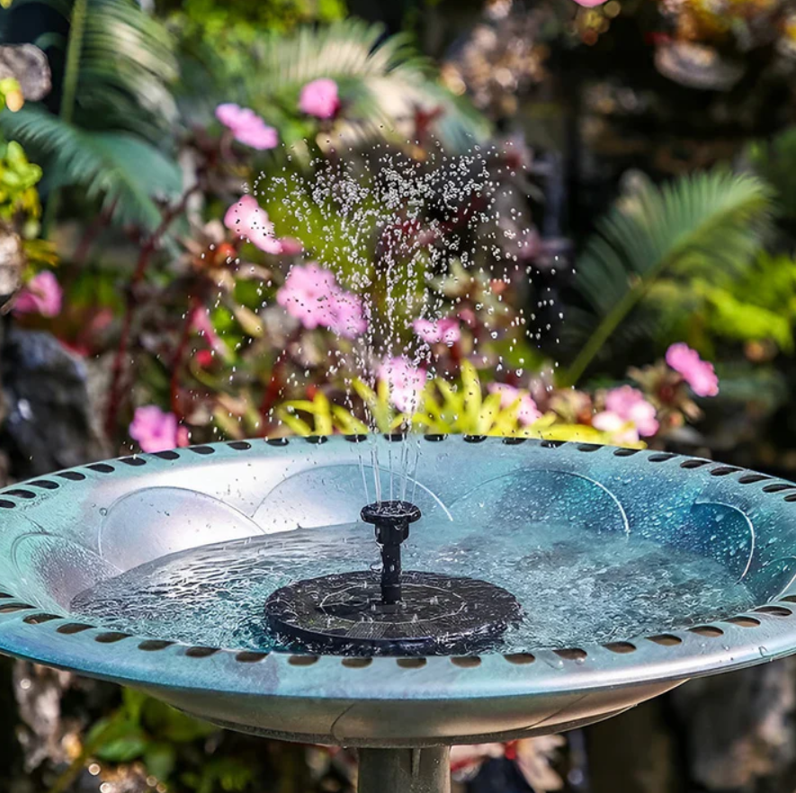 BirdCare™ Solar-Powered Fountain Kit