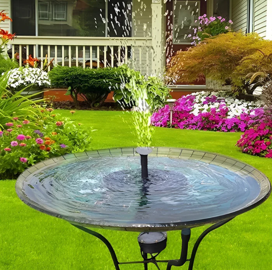 BirdCare™ Solar-Powered Fountain Kit