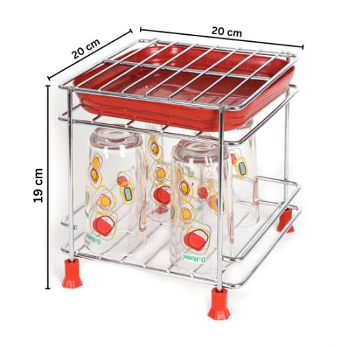 Steel Matka Stand With Tray