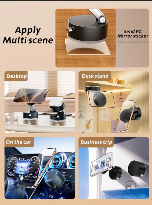 Vacuum Magnetic Suction Phone Holder