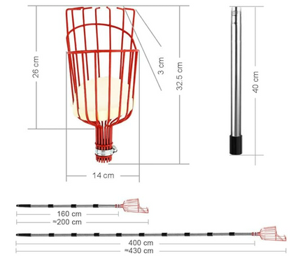 Fruit Picker with Basket